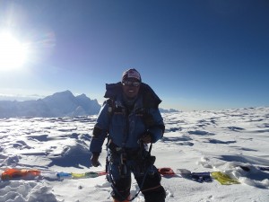 summit of Mt. cho oyu 2014